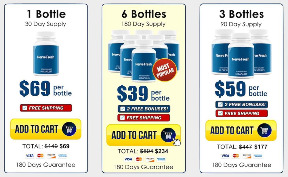Multi bottle bundle packages with savings options