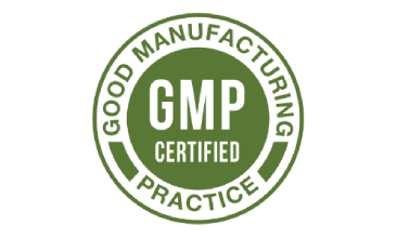 GMP certified quality badge