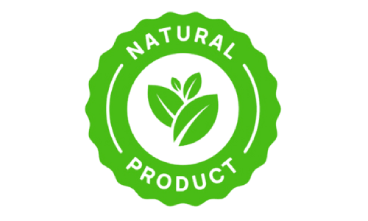 Natural ingredients formula badge