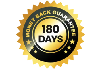 180 day money back guarantee for secure purchase confidence