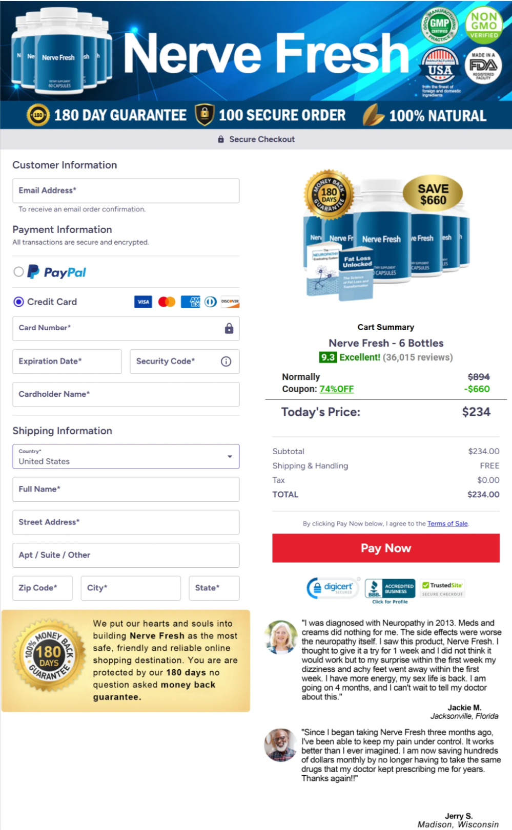 Secure checkout page with encrypted payment and safe transaction process